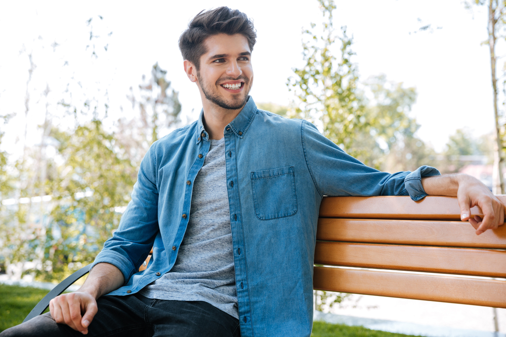 Happy Dental Patient in Modern Dental Office – melvin cohen dds